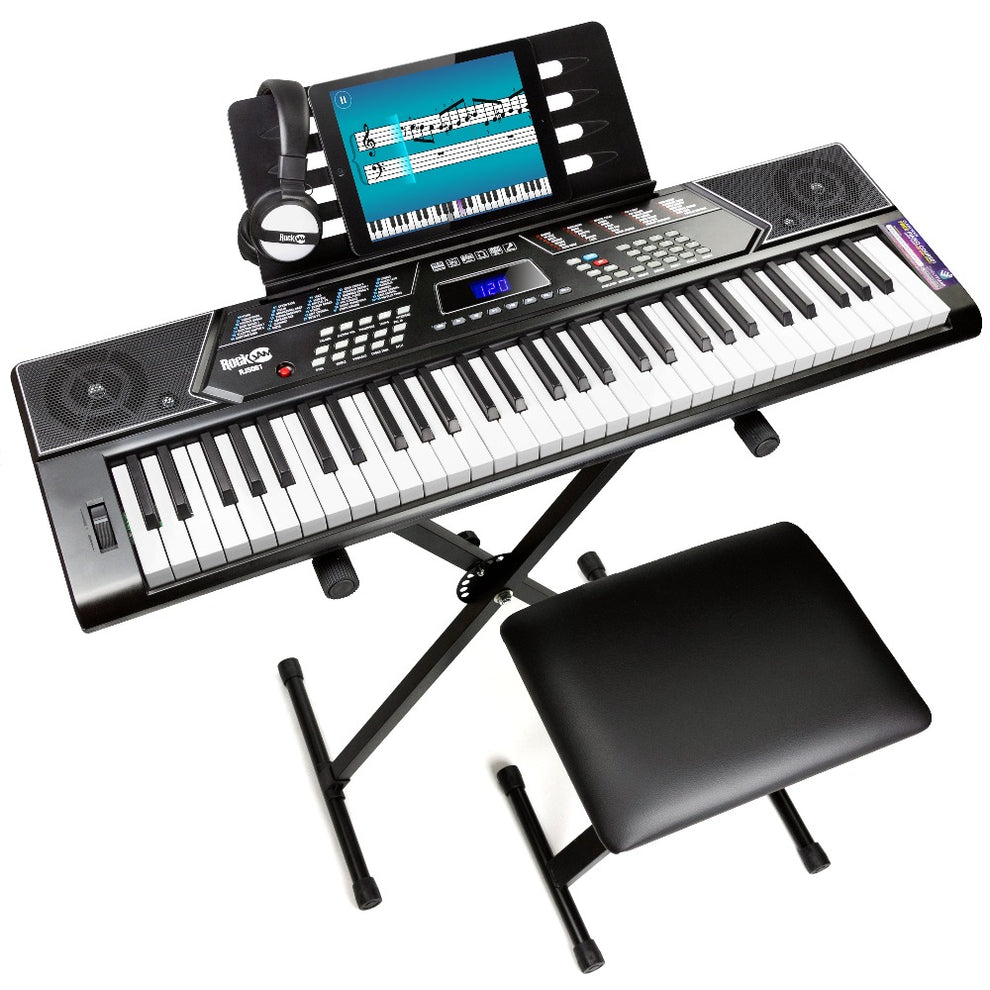 RockJam 5061 Keyboard Piano Kit with Lessons – RockJamShop